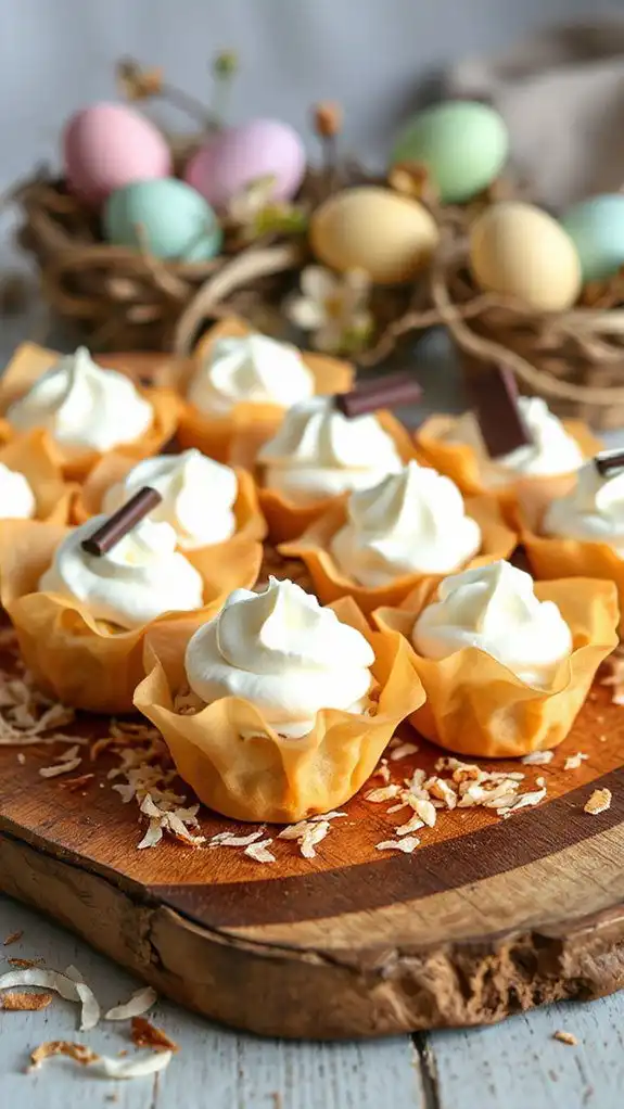 coconut cream pie treats