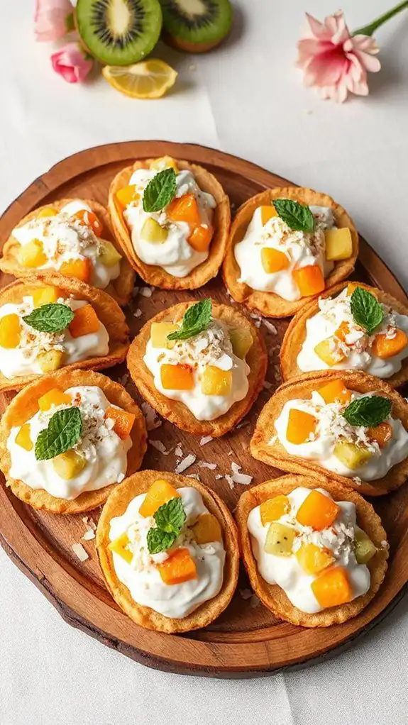 coconut cream taco delight