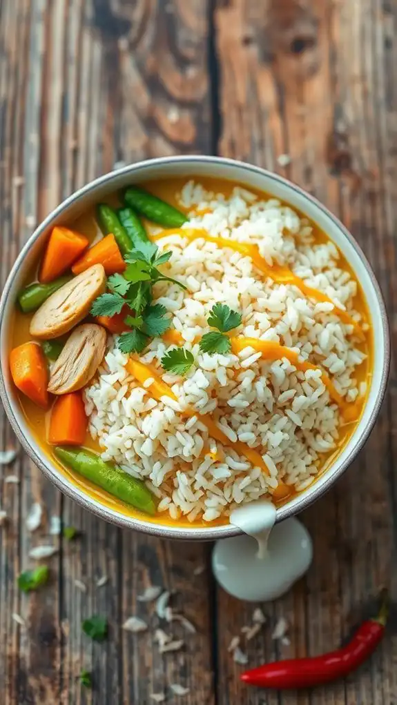 coconut curry flavored rice coconut curry flavored rice