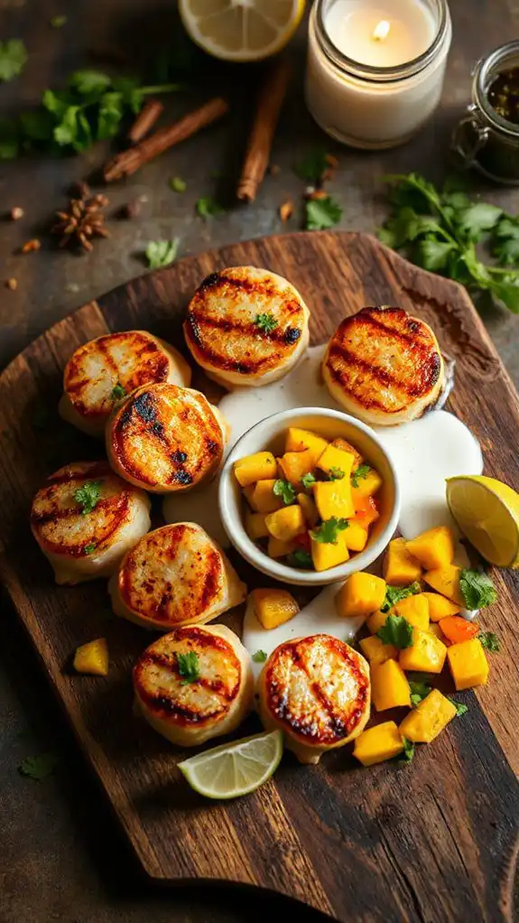 coconut curry scallops pairing wine