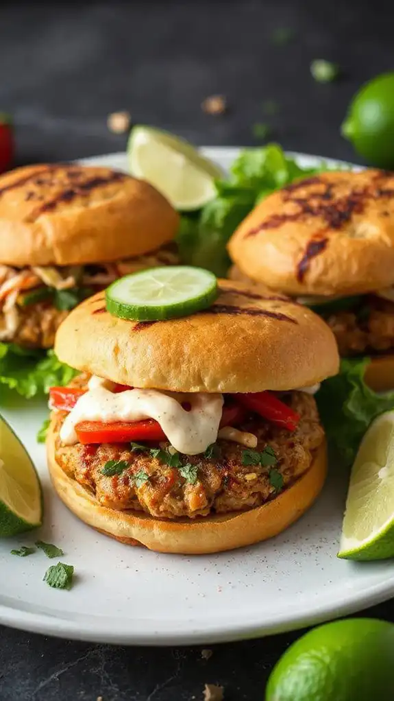 coconut curry turkey burgers