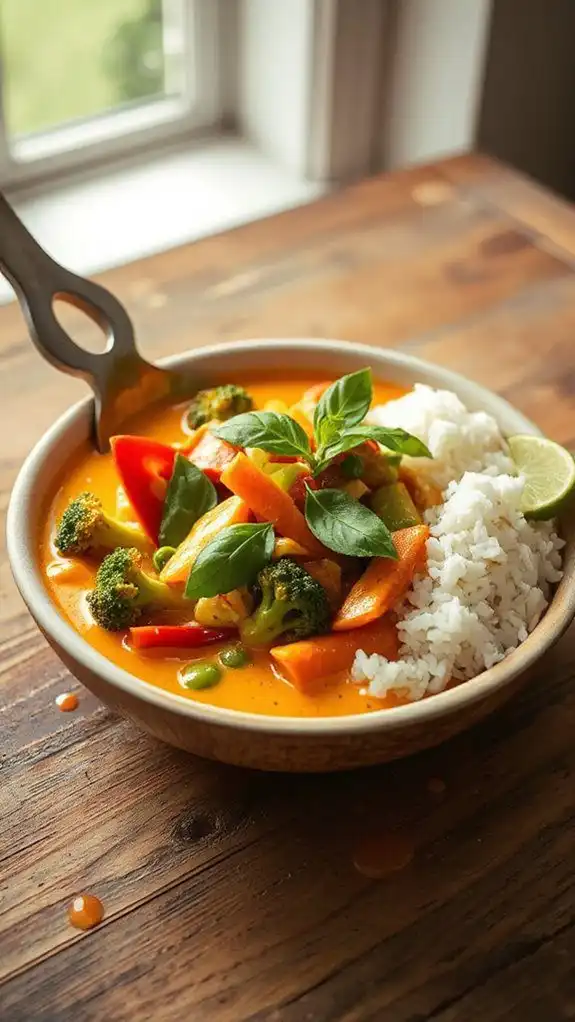 coconut curry vegetable dish