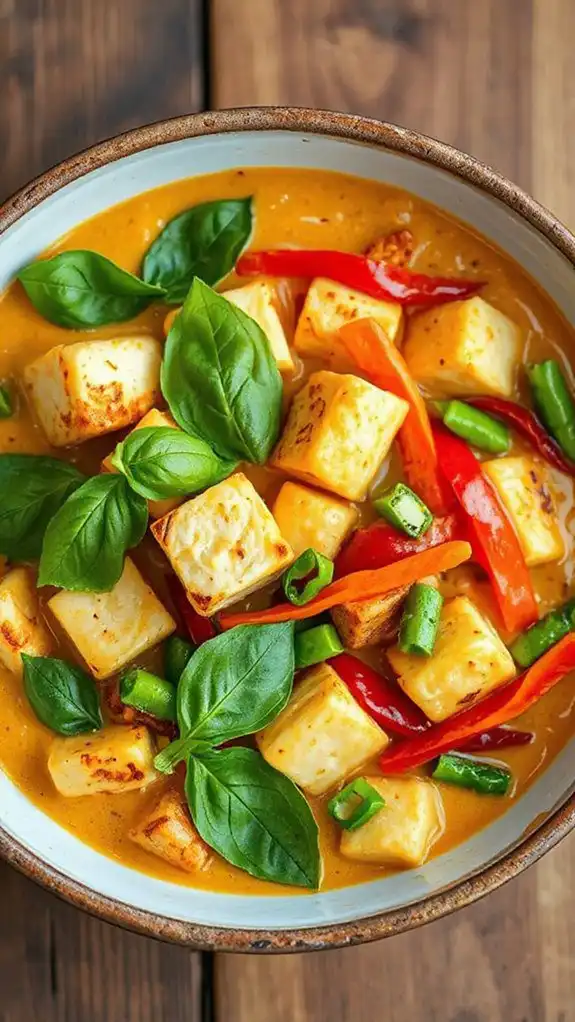 coconut curry with tofu