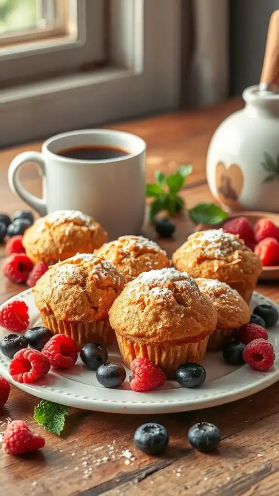 coconut flour mini muffins