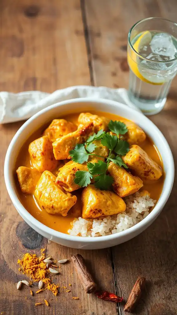 coconut infused chicken curry coconut infused chicken curry