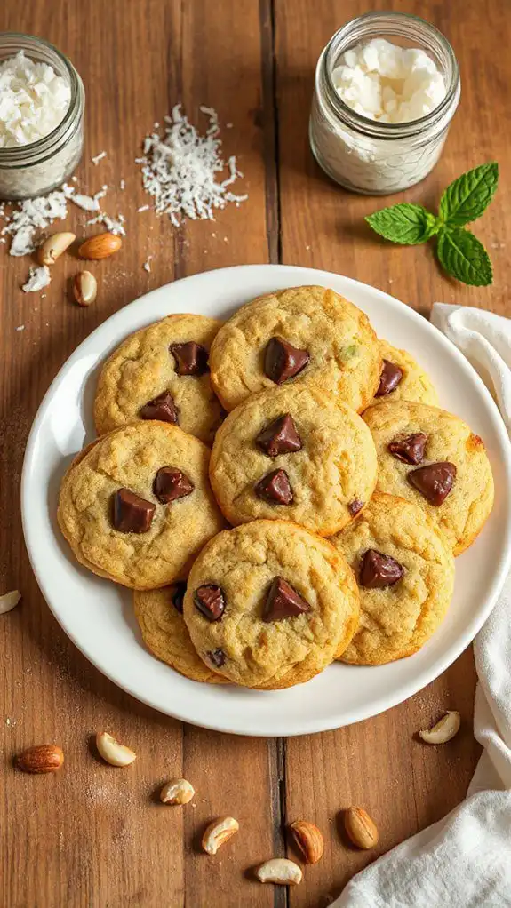 coconut macadamia nut cookies