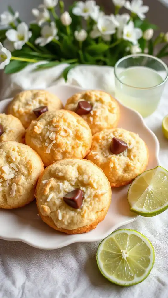 coconut macaroon pudding cookies