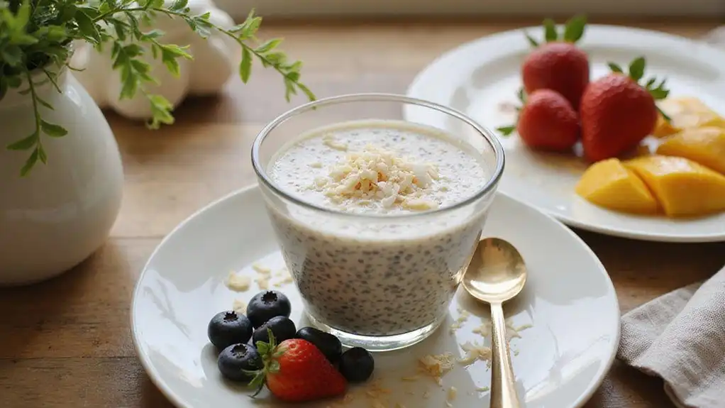 coconut milk chia pudding coconut milk chia pudding
