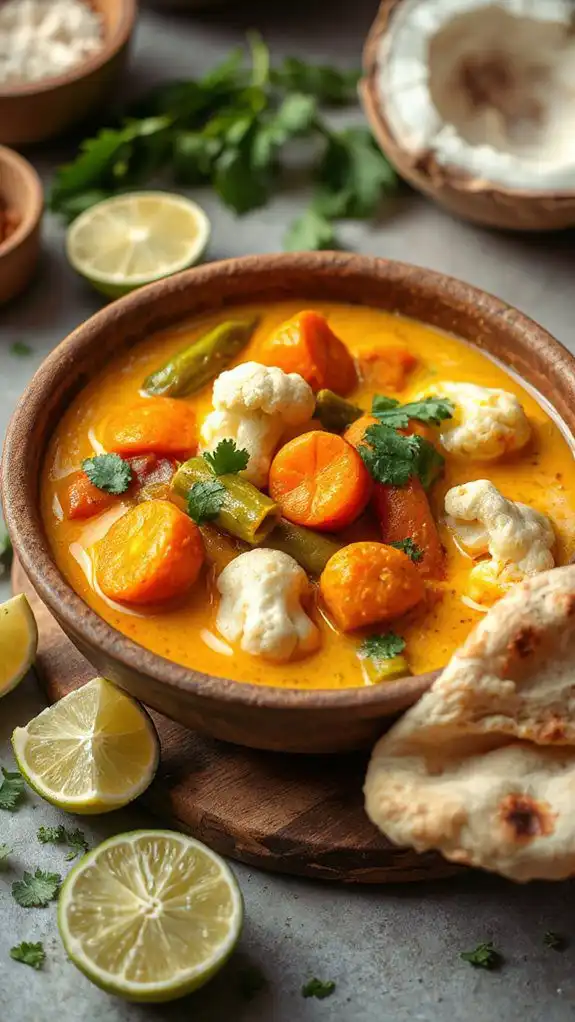 coconut milk vegetable curry