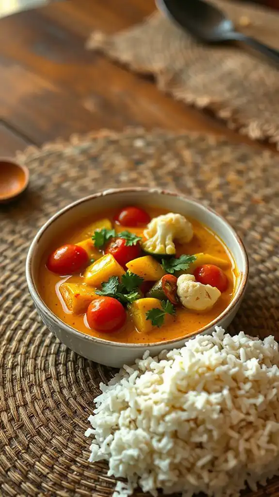 coconut milk vegetable curry