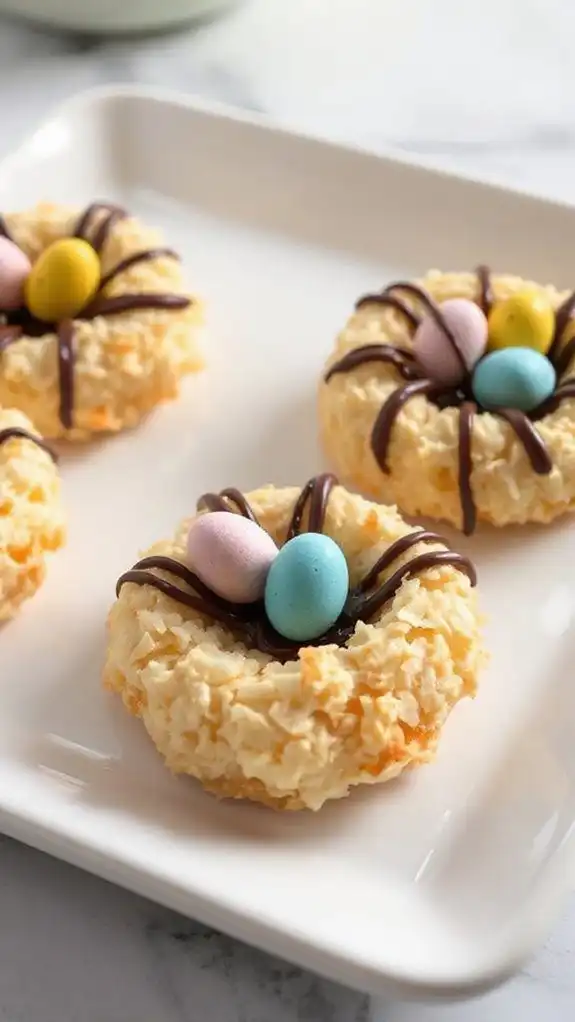 coconut sweet meringue cookies