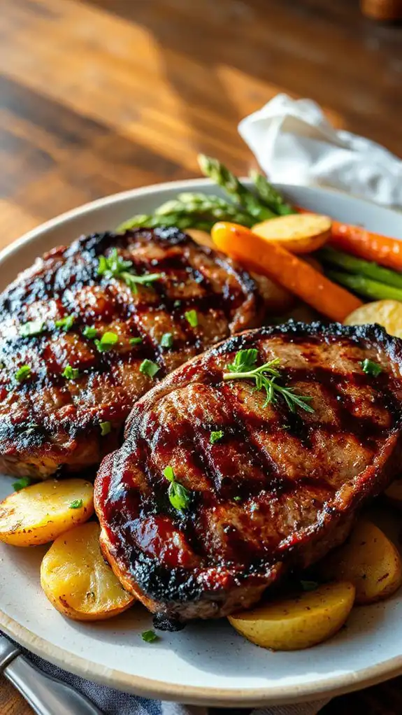 coffee rubbed sirloin steak