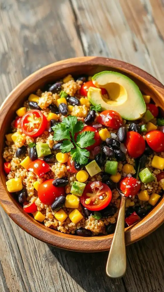 colorful and nutritious salad