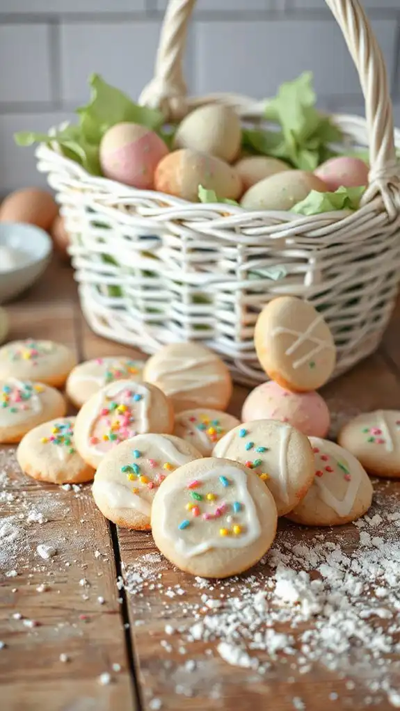 colorful baked egg treats