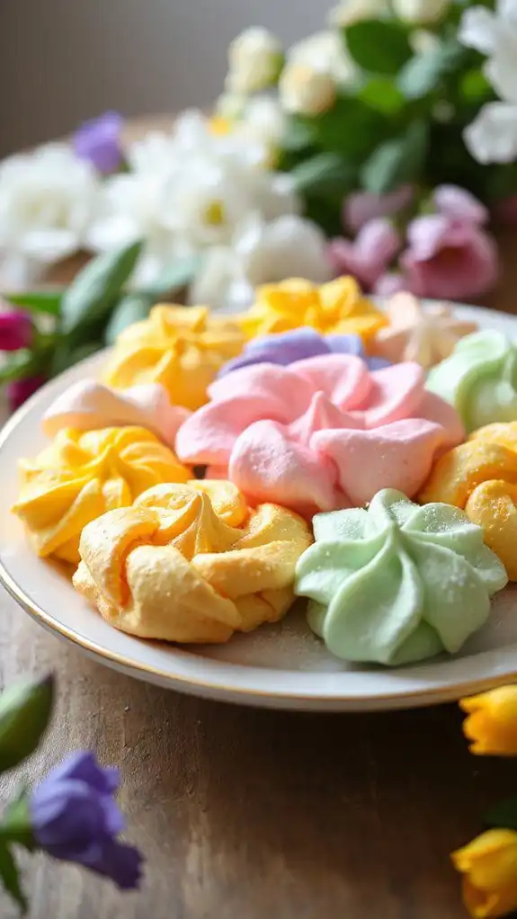colorful blooms of spring