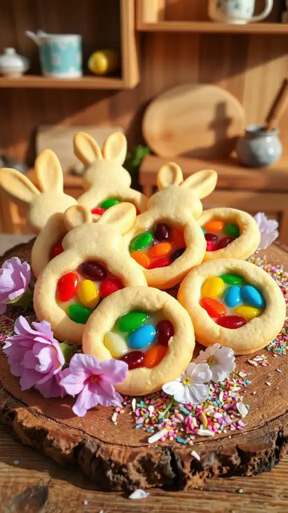 colorful cookie decorations baked