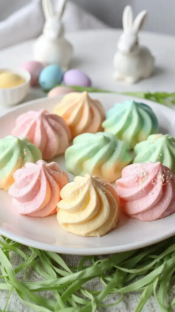colorful delicate cookie treats
