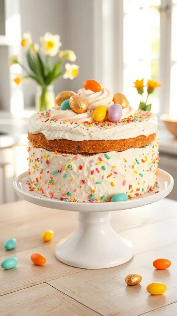 colorful festive cake recipe