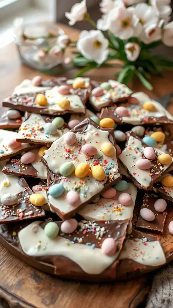 colorful festive chocolate treat colorful festive chocolate treat