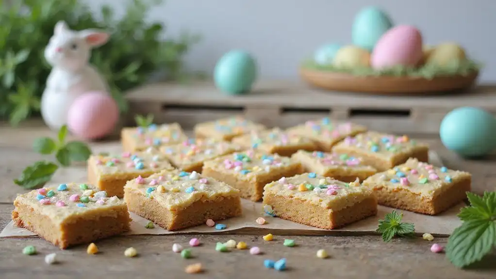 colorful festive cookie bars