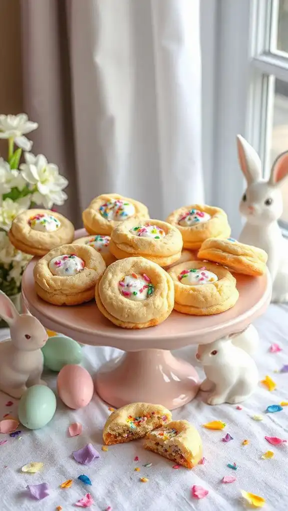 colorful festive cookie treats