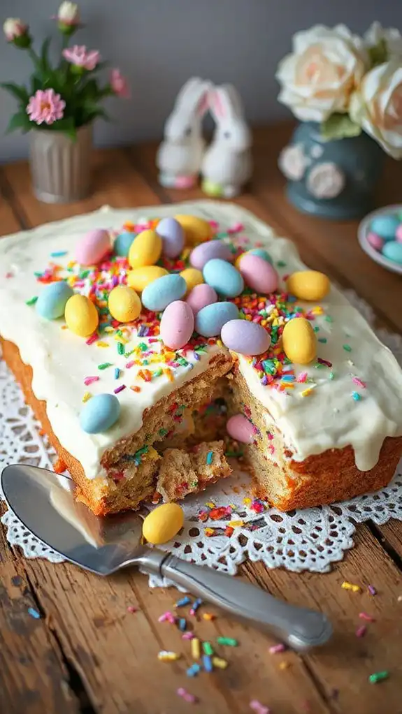 colorful festive dessert creation