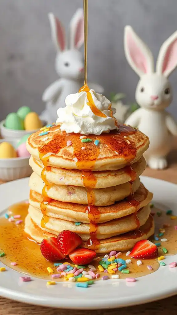 colorful festive pancake stacks colorful festive pancake stacks