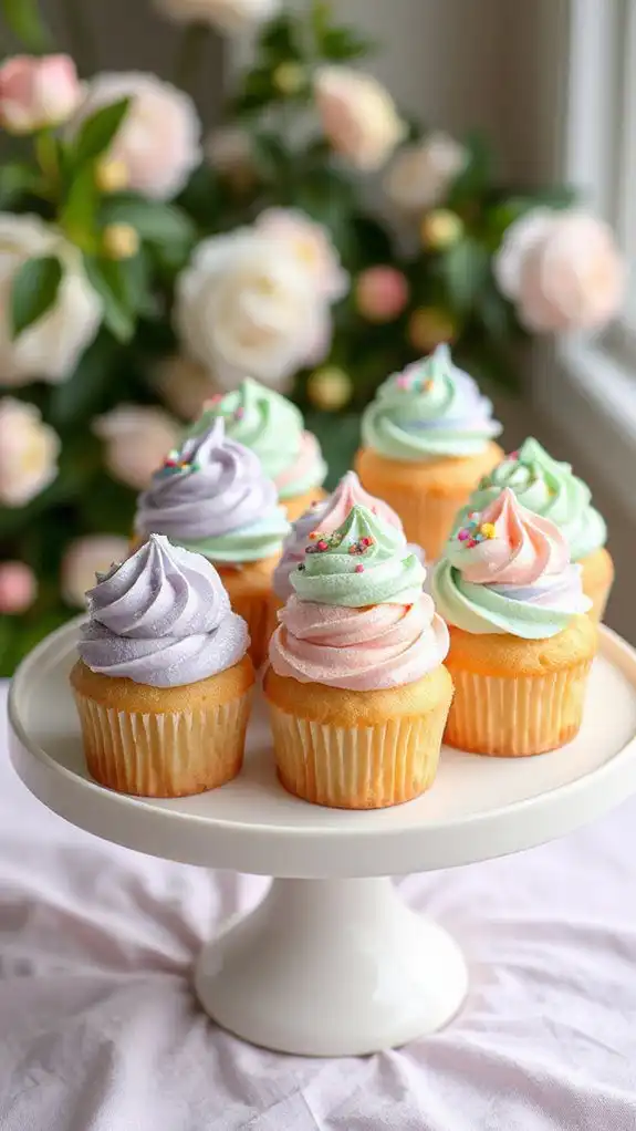colorful fluffy sweet treats