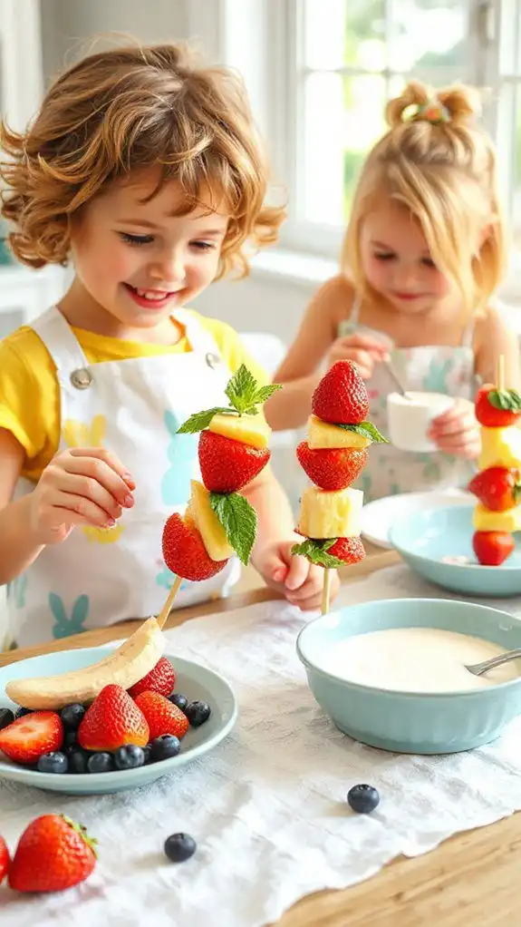colorful fruity skewered delights colorful fruity skewered delights