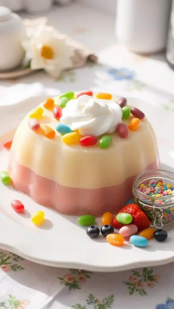 colorful gelatin candy treat