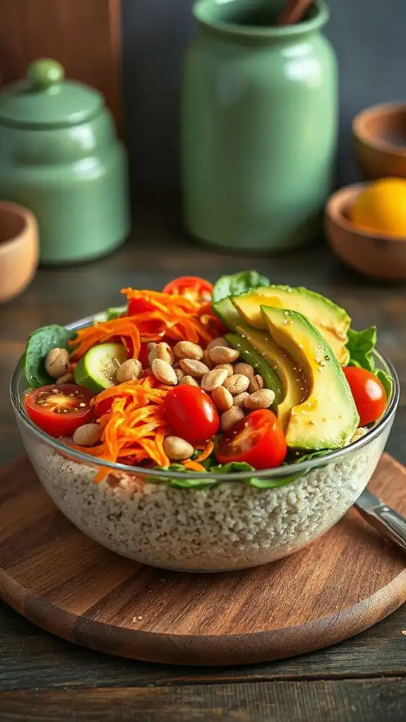colorful plant based dish