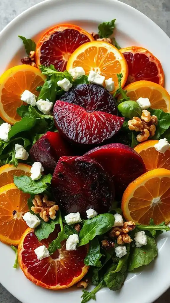 colorful roasted beet salad colorful roasted beet salad