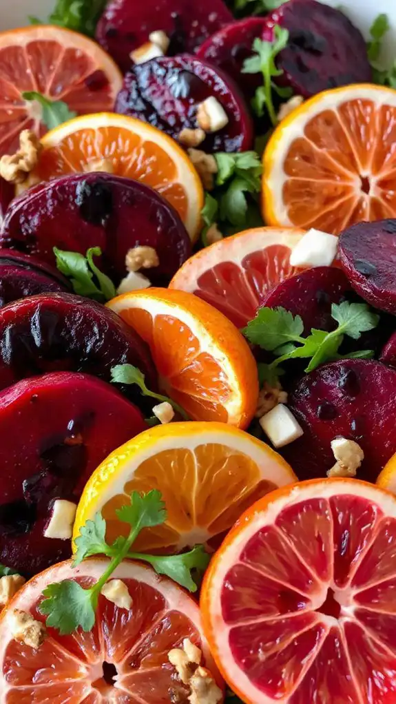 colorful roasted beet salad colorful roasted beet salad