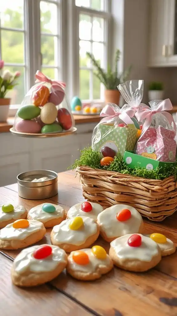 colorful sweet cookie treat