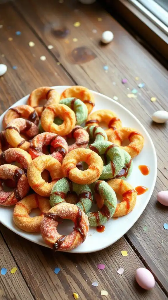 colorful sweet dessert treats