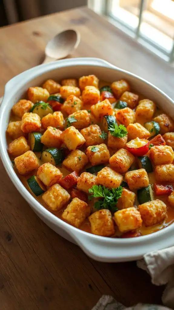 comfort food with veggies