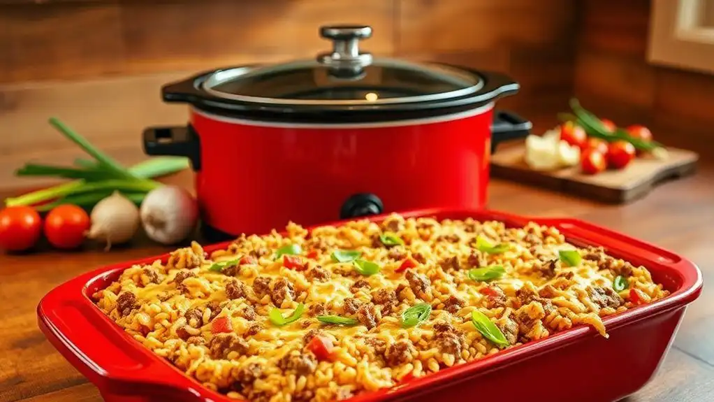 comforting beef rice dish