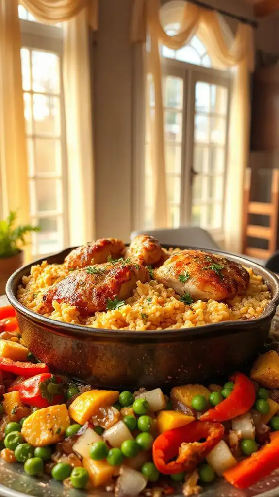 comforting chicken rice dish comforting chicken rice dish