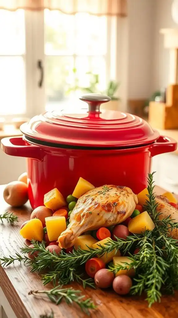 comforting chicken veggie stew
