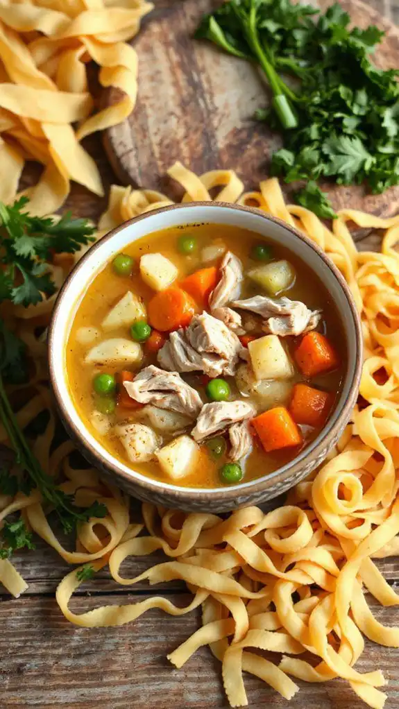comforting homemade chicken soup
