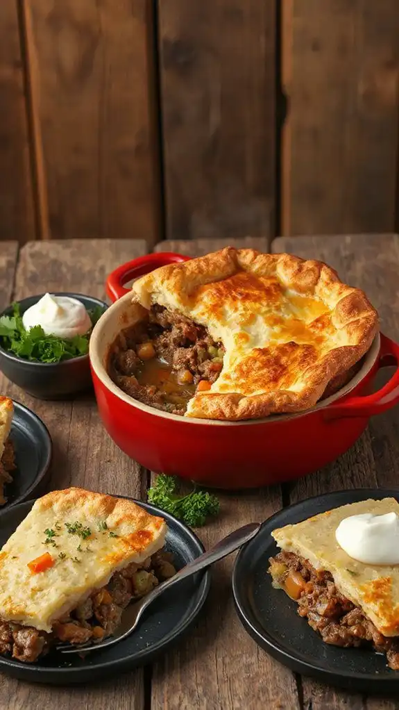comforting meat and potatoes