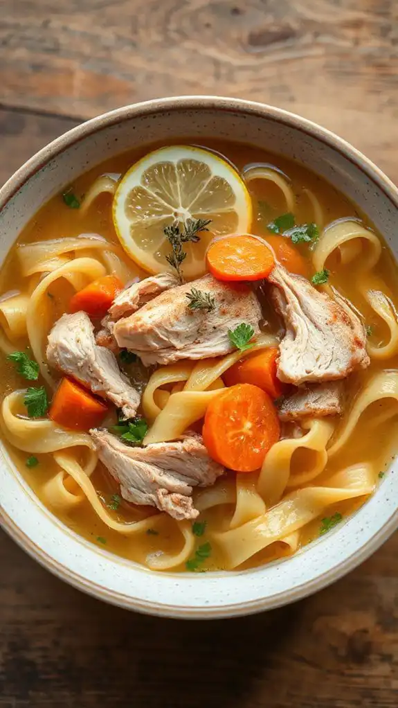 comforting warm broth dish