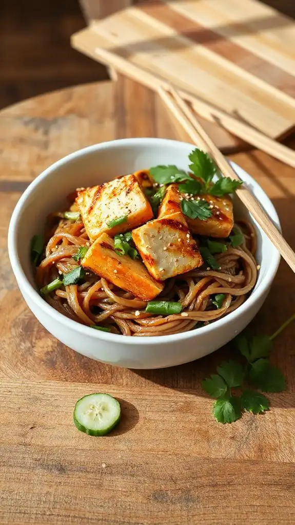 cooling the cooked noodles