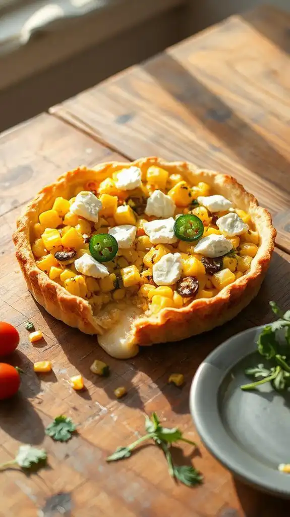 corn and jalape o tart
