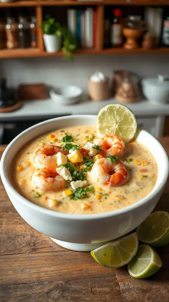 corn and shrimp soup