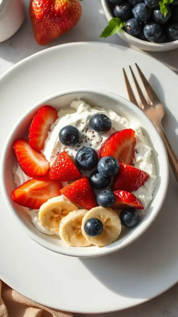 cottage cheese fruit mixture