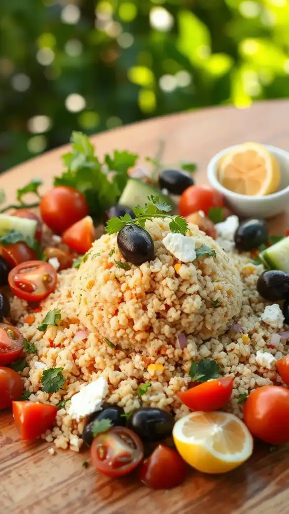 couscous dressed in olive couscous dressed in olive