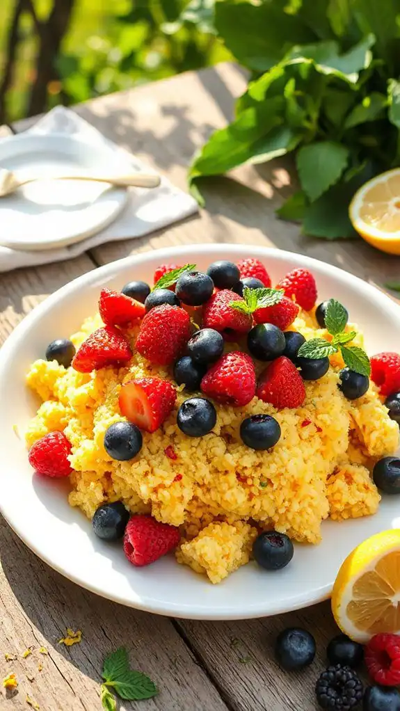 couscous with berry flavor