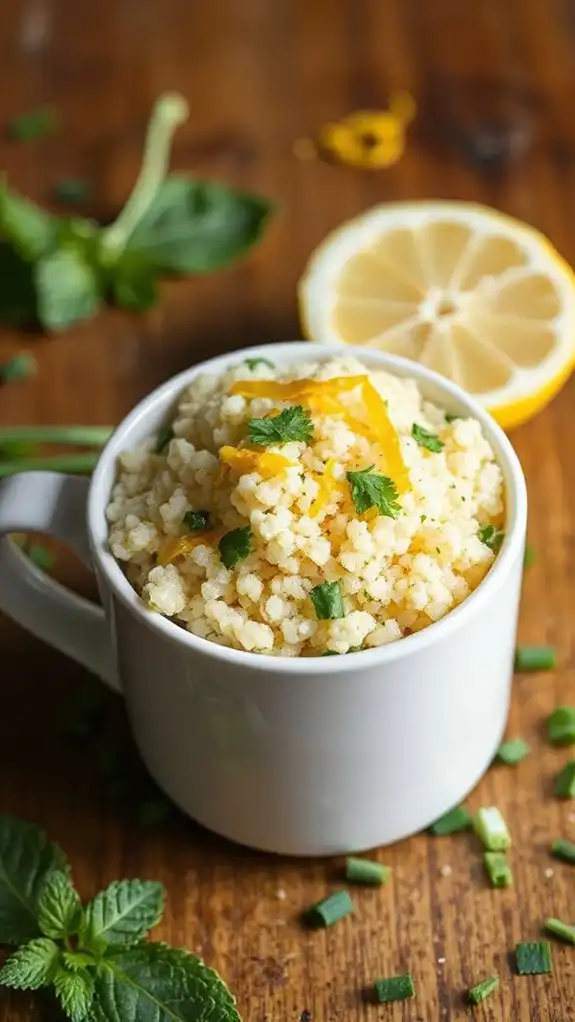 couscous with lemon herbs