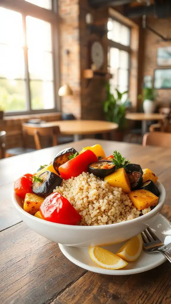 couscous with roasted vegetables